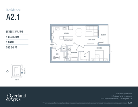 A floor plan for a residence with a living room, dining room, kitchen, and bathrooms.